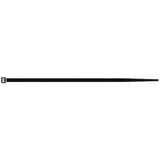 Cable ties 200x4.5 polyamide, black 100pcs
