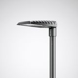 Post-top luminaires Lumega IQ 70N CLO (switchable) Lens Grey ET 67W 9100lm 70 asymmetric wide (AB7L) IP66 IK09 5 SDCM