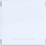 Rocker single, large text field, clear lens, A.x/C.x, light white glass.