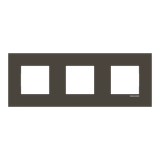 Frame 3-gang - Niessen logo - Anthracite