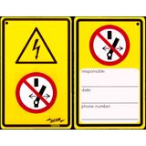 W&I sign Attention – Voltage! -