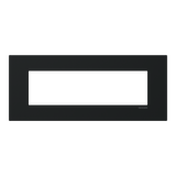 Frame - 1-gang / 7-modules - Niessen logo - S - Matt Black