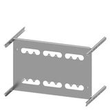 Mounting plate 3VA13 (400 A), 3VA14 (630 A), 3VA23 (400 A), 3VA24 (630 A), 3-pole,