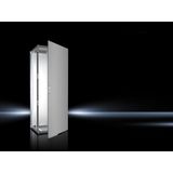 VX Baying enclosure system, WHD: 800x2000x600 mm, stainless steel, single door
