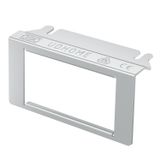 MT UH1 2M45 Mounting tray for UDHOME-ONE 2x Modul 45 cut out 45x52x115