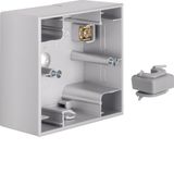 Surface-mtd housing 1gang, K.5, al., matt, lacq.