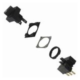 Selector switch complete, dia. 16 mm, non-illuminated, lever type, rec A16S7011M