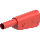 4 mm plug, solder connection, 2.5 mm², CAT II, CAT III, red, 66.2023-22