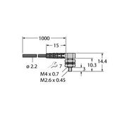 Plastic Fiber Single Conductor — Jacketed Optical Cable Made of Plastic Fiber   PIAT43UHFTA-VL