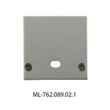 End cap for PN with hole, metal, 1 pc
