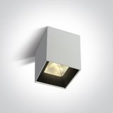 WHITE 15W WW IP20 230V SQUARE DARK LIGHT