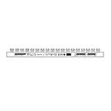 Busbar fork 2-pole, 16mmý,, 1m (The price is shown without markup on metals. Request a quote for accurate information)