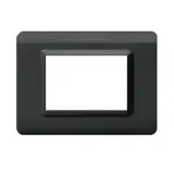 44 MOULDED FR.PLATE MET.DARK GR. 3M