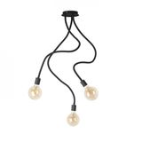 LOYD E27 III ceiling black 230V LED E27 3x15W