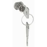Key Lock for White or Transparent Doors No.850