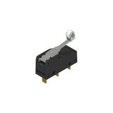 Microswitch with roller lever
