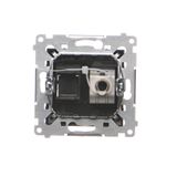 Single switch, (module), 10AX, quick connection, beige