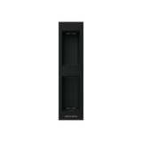 Frame for metallic and plastic profiles - Niessen logo - 1+1M - Matt Black