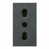 2x10/16A + E - 250V - shuttered