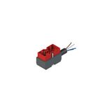 Technopolymer connector for NF housing, 1NO+1NC