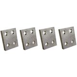 Module Plate 2 hole, MC4, 4-pole