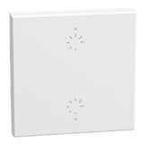 LIGHT NOW KEY COVER 2DIMMER 2 MODULE WHITE