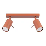 CEILING LAMP RING 2 RED OCHRE 2XGU10
