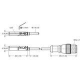 Magnetic Field Sensor For Pneumatic Cylinders   BIM-UNT-AP6X-0.3-RS4/S1160
