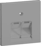 Central plate 55 UAE 2-gang, alu