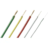 Silicone-switching strand, highly flexible, halogen free, Cableline, 0.75 mm², 385 x 0.05 mm, gray, outer Ø 3.5 mm, 61.7663-10028
