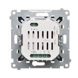 Socket outlet with earthing and shutters, (module), 16A, 250V, Screw, anthracite, metalic