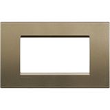 Cover plate Livinglight square 4-module