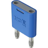 Jumper, pitch 19 mm, 60 V, 32 A, nickel-plated, blue, 64.4010-23