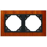 DOUBLE FRAME MAHOGANY/GRAY