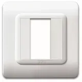 44 MOULDED FR.PLATE WHITE        1M