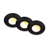 Nachhaltige Ultraflache LED Einbauleuchten 3er-Set