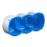 Quickbox Maxi sound insulation box 3x1 Ø83mm,for sound insulation walls classA*