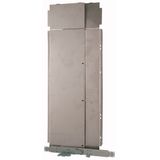XPFCBA04/06 Arc-fault protected main busbar cover over the total section width, W=425-600mm