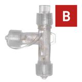 T-splitter for interconnecting chains, Standard, transparent, outdoor and indoor