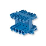 NBD5.S | Distribution block 5-pole, blue