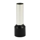 Single insulated sleeve terminal HI 16.0/18-black, black, Al/Cu