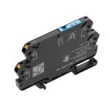 TERMSERIES-compact, Relay module, Number of contacts: 1,  NO contact AgNi, Rated control voltage: 24 V DC ±20 %, Continuous current: 6 A, PUSH IN, Test button available: No