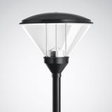 Post-top luminaires 986 CLO (normal) Lens Black ET 25W 2600lm 70 asymmetric wide (AB2L) IP23 IK04 5 SDCM 6728340
