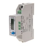 Electricity meter - single-phase, RS-485, LCD, 100A, recording of network parameters U, I, F, P, Q, AE+, RE+