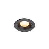 NUMINOS© XS recessed ceiling light 3000K 20ø IP20 round bl
