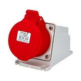 Socket 16/400V 5-pole IP44 wall