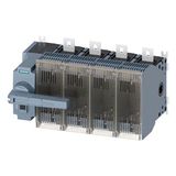 Switch disconnector with fuse 400 A, size 4, 4-pole for LV HRC fuse size 1