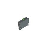 Base fixing contact block E2 series, 1NO slow action