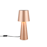 Nubian table lamp E27 coffee brown