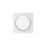 Dimmer cover, white